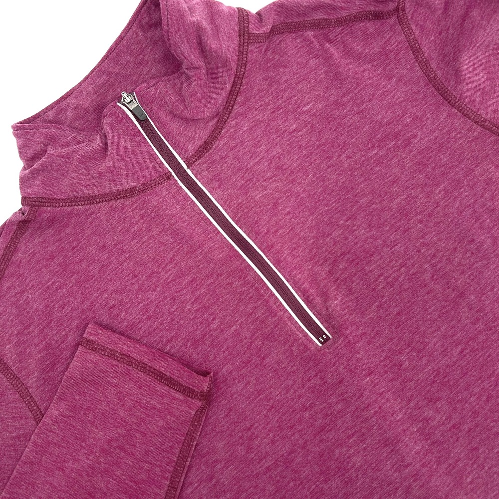 CARHARTT G-Force Women's S Fuchsia Long-Sleeve 1/4-Zip Lightweight Shirt Stretch